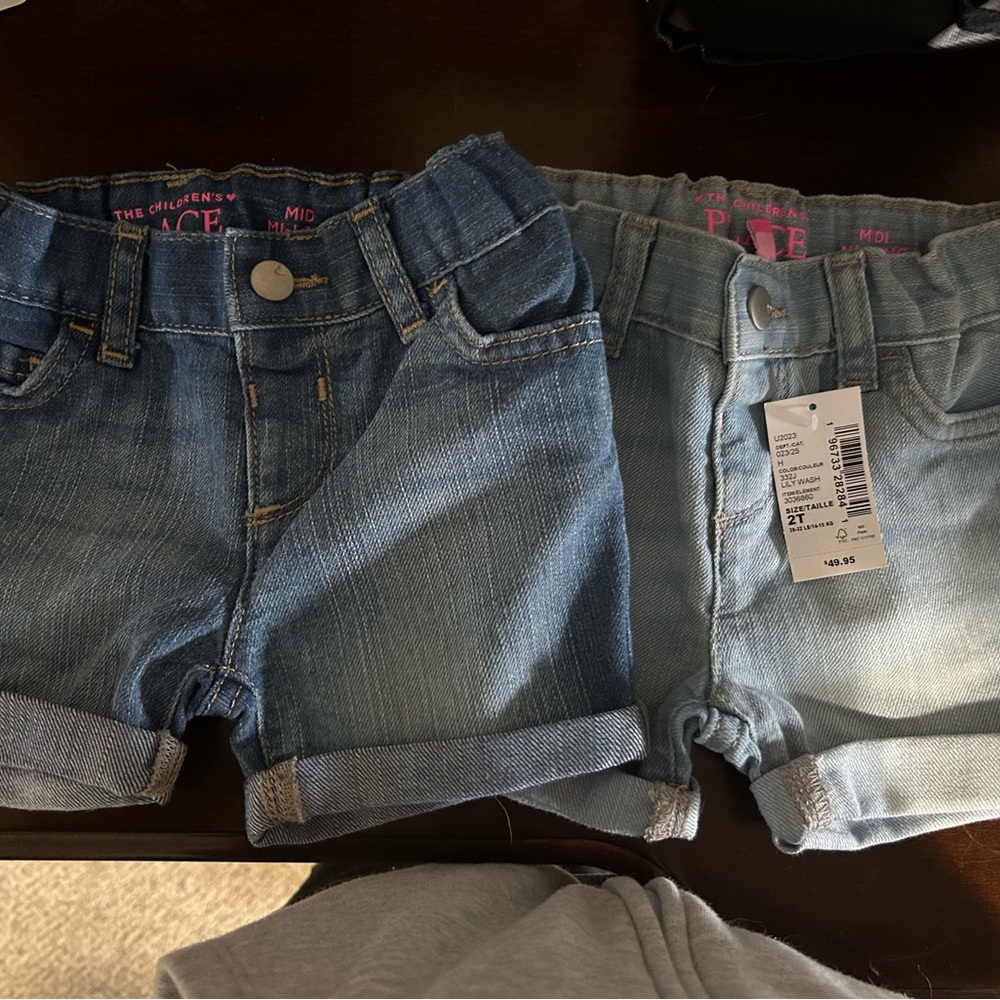 The Children's Place Blue Casual Denim Shorts